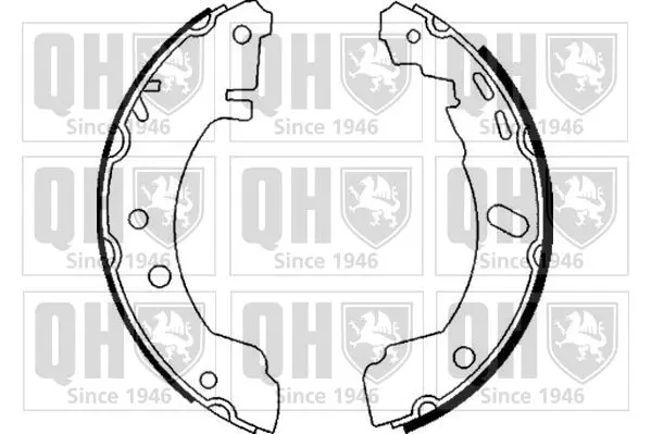 Handler.Part Brake shoe set QUINTON HAZELL BS829 1