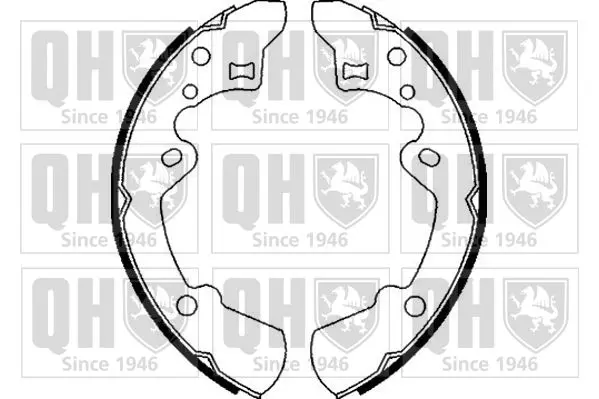 Handler.Part Brake shoe set QUINTON HAZELL BS832 1