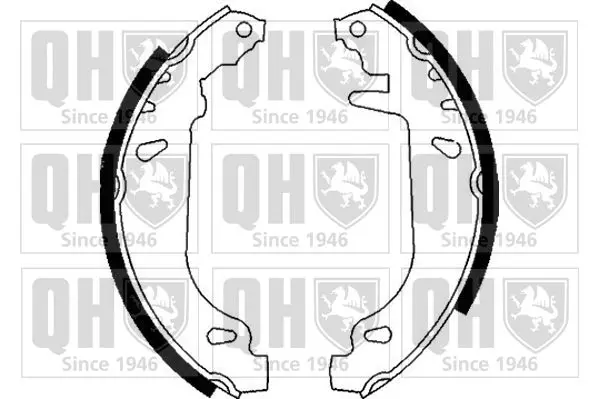 Handler.Part Brake shoe set QUINTON HAZELL BS842 1