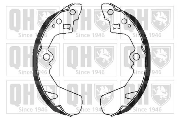 Handler.Part Brake shoe set QUINTON HAZELL BS882 1