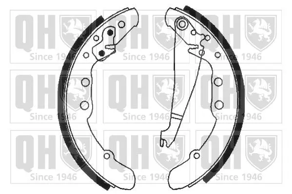 Handler.Part Brake shoe set QUINTON HAZELL BS883 1