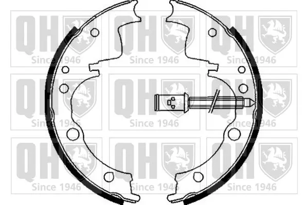 Handler.Part Brake shoe set QUINTON HAZELL BS899 1