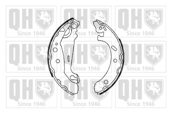 Handler.Part Brake shoe set QUINTON HAZELL BS934 1