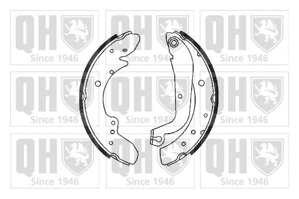 Handler.Part Brake shoe set QUINTON HAZELL BS956 1