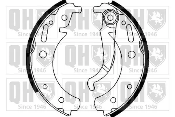 Handler.Part Brake shoe set QUINTON HAZELL BS963 1