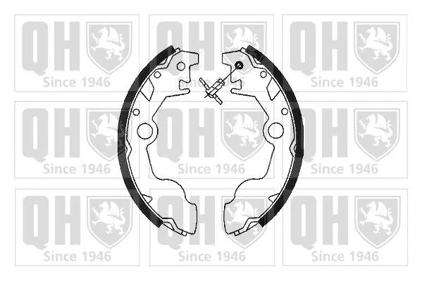 Handler.Part Brake shoe set QUINTON HAZELL BS967 1