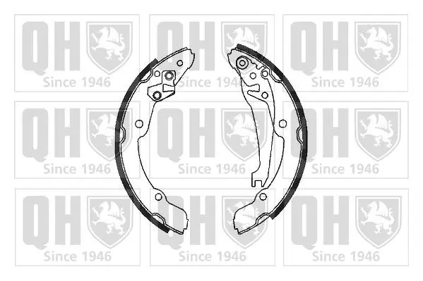 Handler.Part Brake shoe set QUINTON HAZELL BS991 1