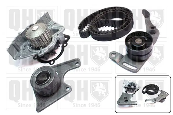 Handler.Part Water pump & timing belt set QUINTON HAZELL QBPK1271 1