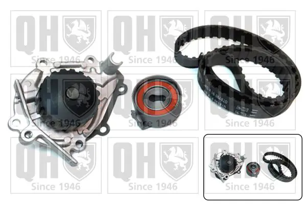 Handler.Part Water pump & timing belt set QUINTON HAZELL QBPK3850 1