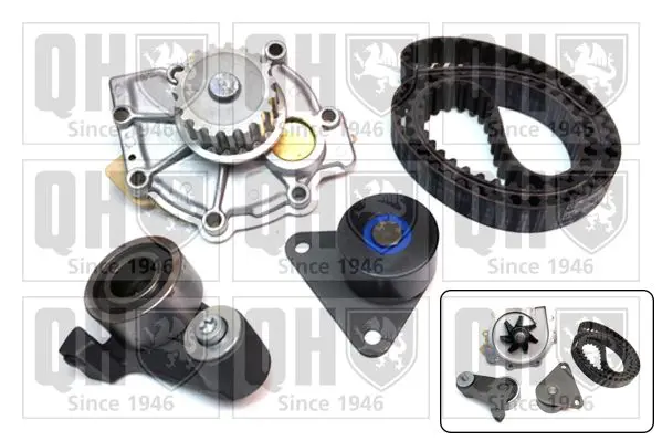 Handler.Part Water pump & timing belt set QUINTON HAZELL QBPK4570 1