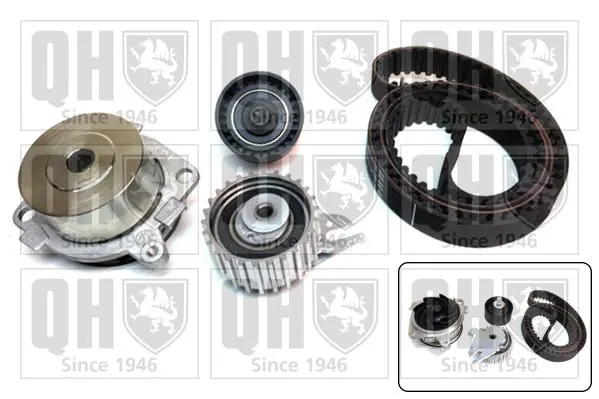 Handler.Part Water pump & timing belt set QUINTON HAZELL QBPK5870 1