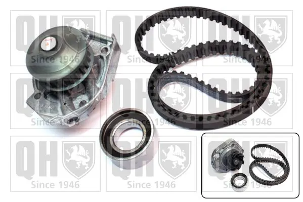 Handler.Part Water pump & timing belt set QUINTON HAZELL QBPK6490 1