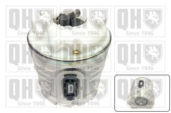 Handler.Part Swirlpot, fuel pump QUINTON HAZELL QFP699 1