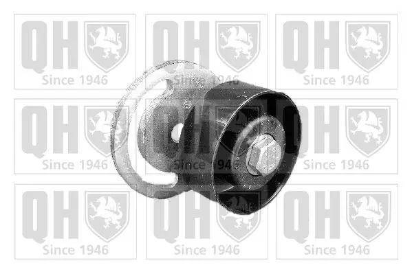 Handler.Part Tensioner pulley, v-ribbed belt QUINTON HAZELL QTA711 1