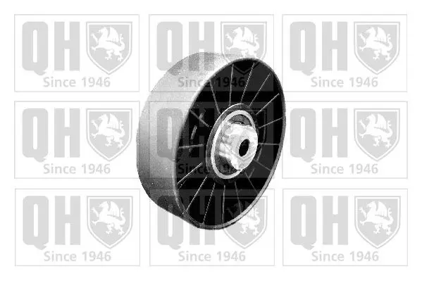 Handler.Part Deflection/guide pulley, v-ribbed belt QUINTON HAZELL QTA1019 1