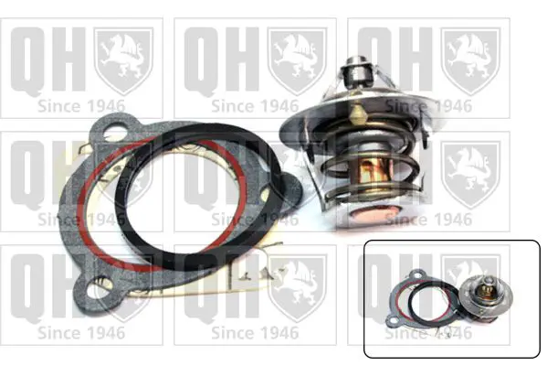 Handler.Part Thermostat, coolant QUINTON HAZELL QTH209K 1