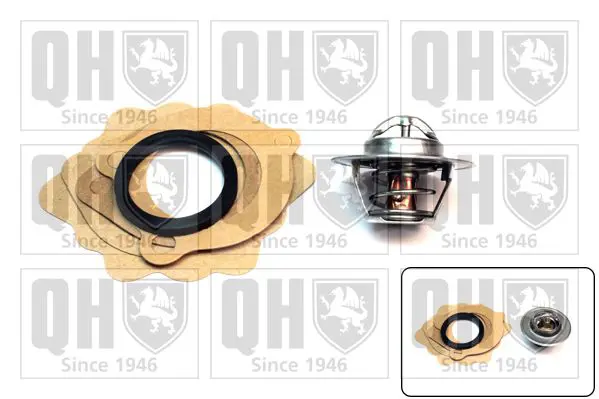 Handler.Part Thermostat, coolant QUINTON HAZELL QTH107K 1