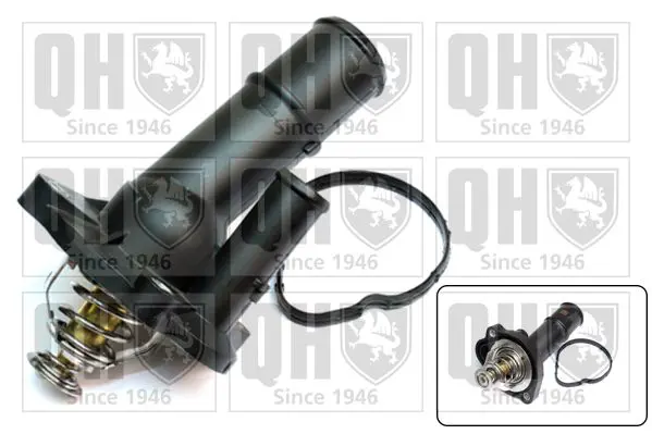 Handler.Part Thermostat, coolant QUINTON HAZELL QTH617K 1