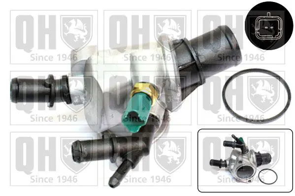 Handler.Part Thermostat, coolant QUINTON HAZELL QTH653K 1