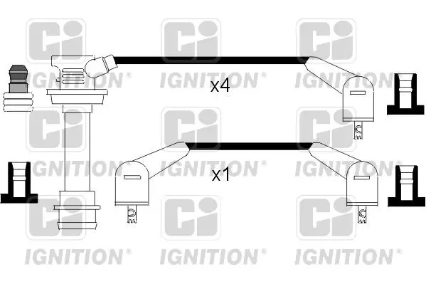 Handler.Part Ignition cable kit QUINTON HAZELL XC1103 1