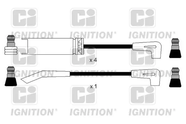 Handler.Part Ignition cable kit QUINTON HAZELL XC1127 1