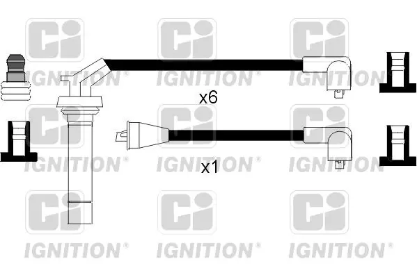 Handler.Part Ignition cable kit QUINTON HAZELL XC169 1