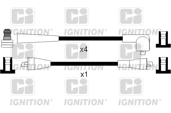 Handler.Part Ignition cable kit QUINTON HAZELL XC209 1