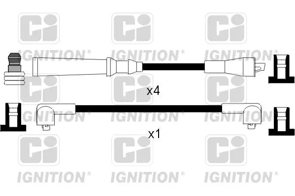 Handler.Part Ignition cable kit QUINTON HAZELL XC271 1