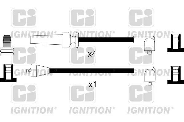 Handler.Part Ignition cable kit QUINTON HAZELL XC282 1