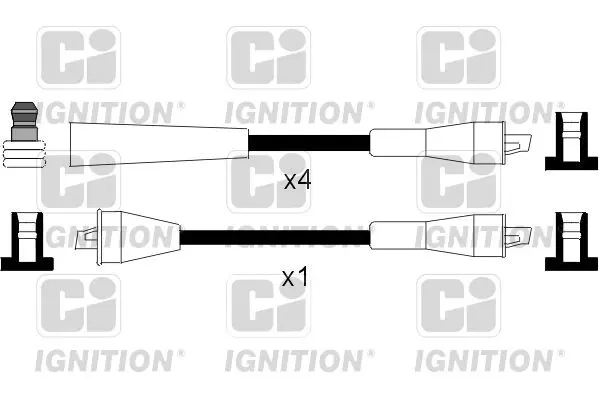 Handler.Part Ignition cable kit QUINTON HAZELL XC394 1