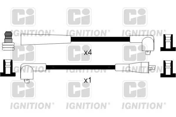 Handler.Part Ignition cable kit QUINTON HAZELL XC421 1