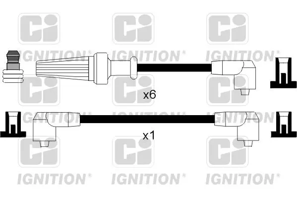 Handler.Part Ignition cable kit QUINTON HAZELL XC576 1