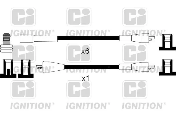 Handler.Part Ignition cable kit QUINTON HAZELL XC589 1