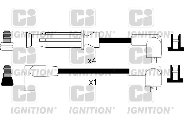 Handler.Part Ignition cable kit QUINTON HAZELL XC616 1