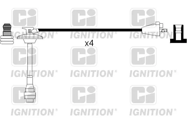 Handler.Part Ignition cable kit QUINTON HAZELL XC634 1