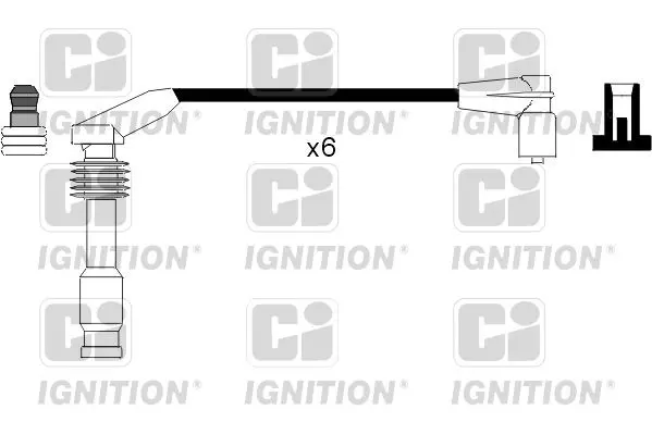 Handler.Part Ignition cable kit QUINTON HAZELL XC670 1