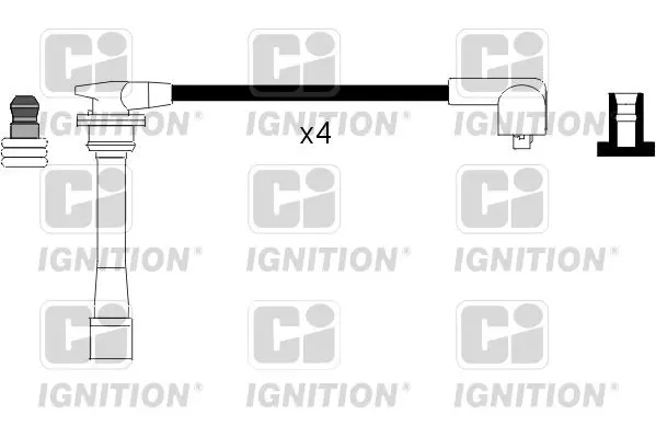 Handler.Part Ignition cable kit QUINTON HAZELL XC677 1