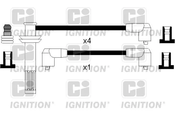 Handler.Part Ignition cable kit QUINTON HAZELL XC813 1