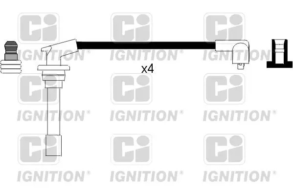 Handler.Part Ignition cable kit QUINTON HAZELL XC879 1