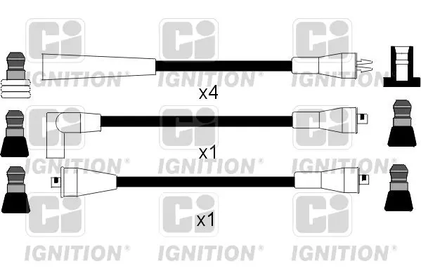 Handler.Part Ignition cable kit QUINTON HAZELL XC885 1