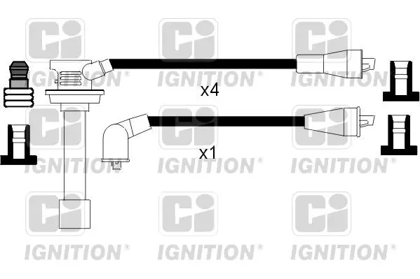 Handler.Part Ignition cable kit QUINTON HAZELL XC896 1