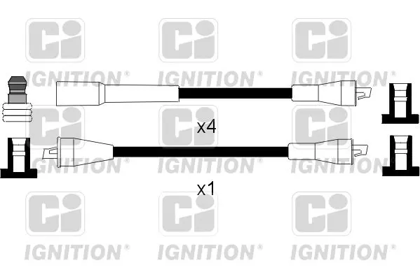 Handler.Part Ignition cable kit QUINTON HAZELL XC912 1