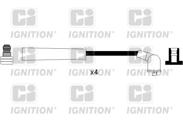 Handler.Part Ignition cable kit QUINTON HAZELL XC919 1