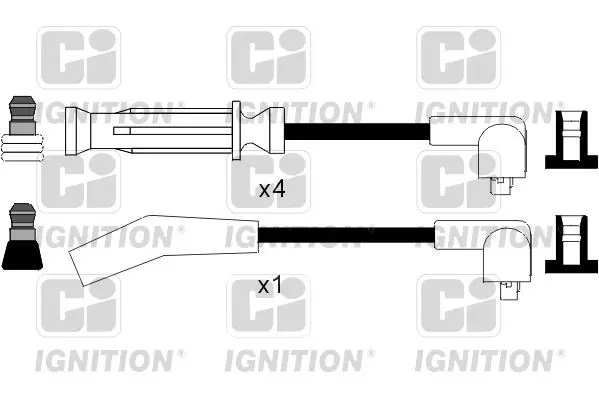 Handler.Part Ignition cable kit QUINTON HAZELL XC940 1