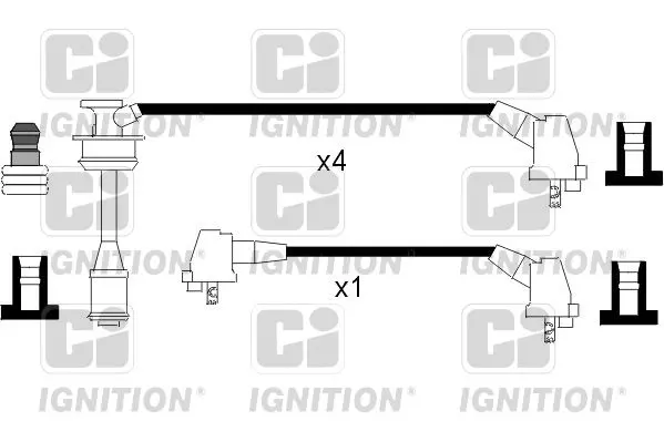 Handler.Part Ignition cable kit QUINTON HAZELL XC955 1