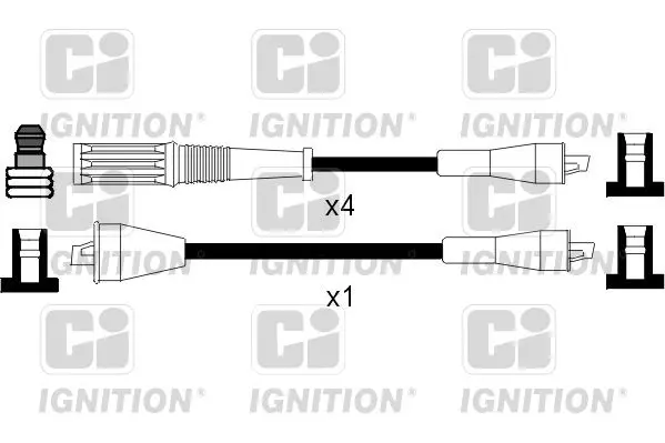 Handler.Part Ignition cable kit QUINTON HAZELL XC992 1