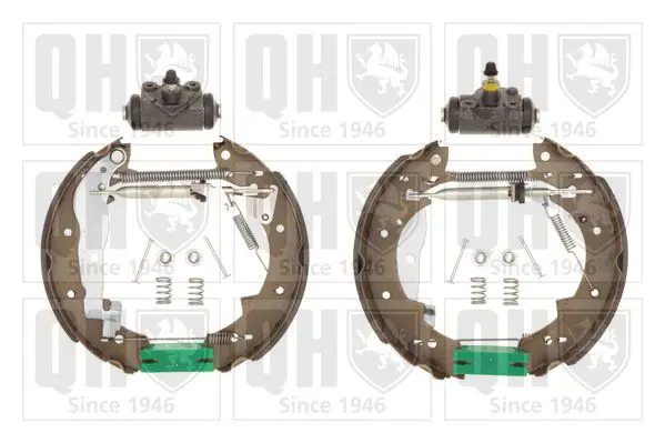 Handler.Part Brake set, drum brakes QUINTON HAZELL BS555K5 1