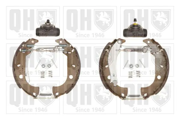 Handler.Part Brake set, drum brakes QUINTON HAZELL BS764K2 1