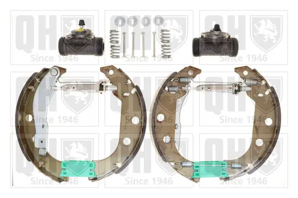 Handler.Part Brake set, drum brakes QUINTON HAZELL BS833K2 1