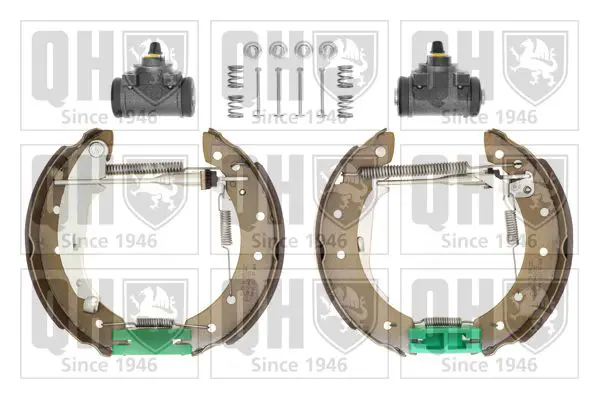 Handler.Part Brake set, drum brakes QUINTON HAZELL BS927K1 1